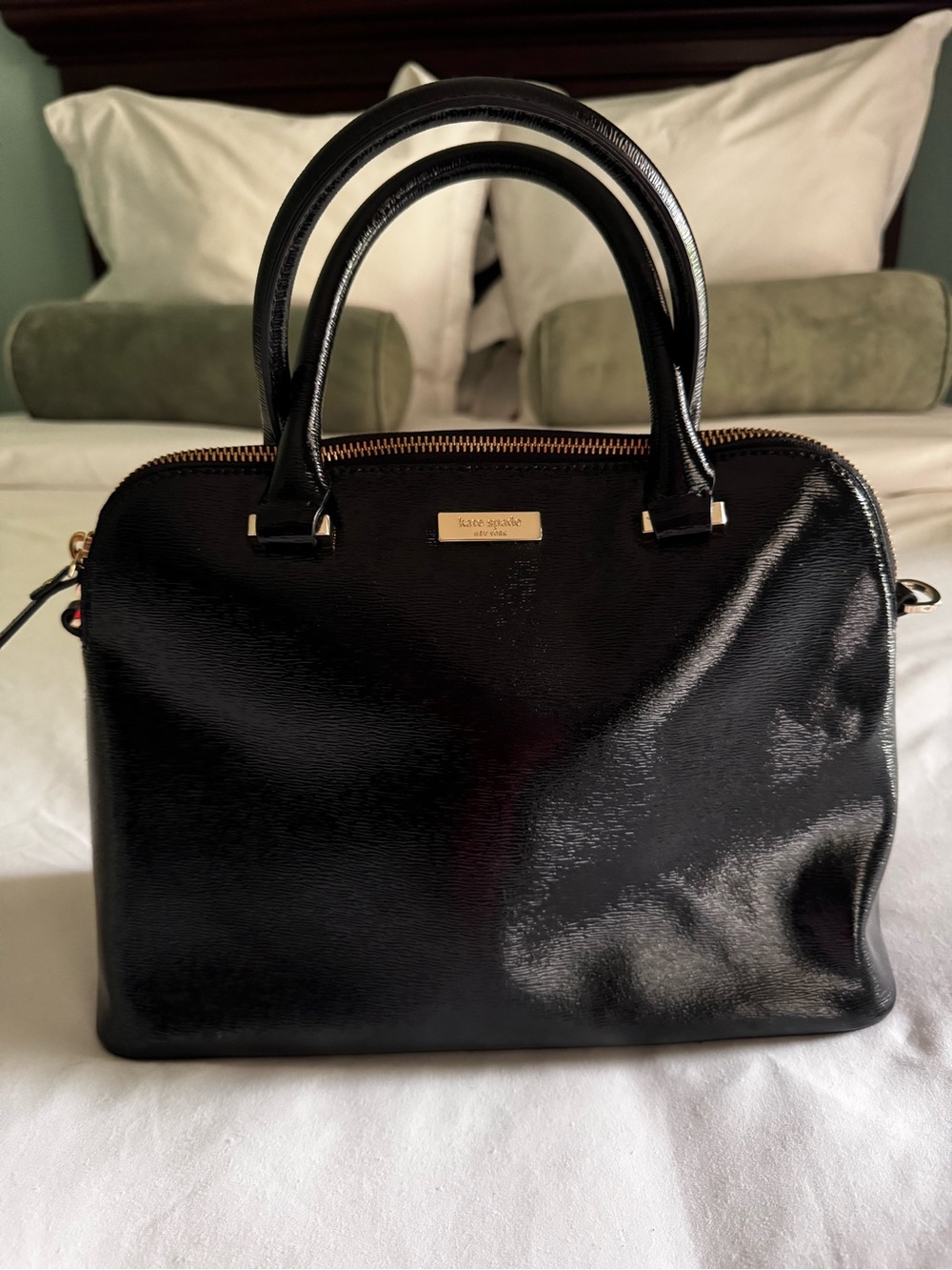kate spade New York Black Patent Bag